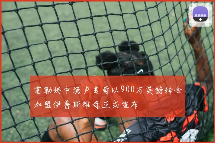 富勒姆中场卢基奇以900万英镑转会加盟伊普斯维奇正式宣布
